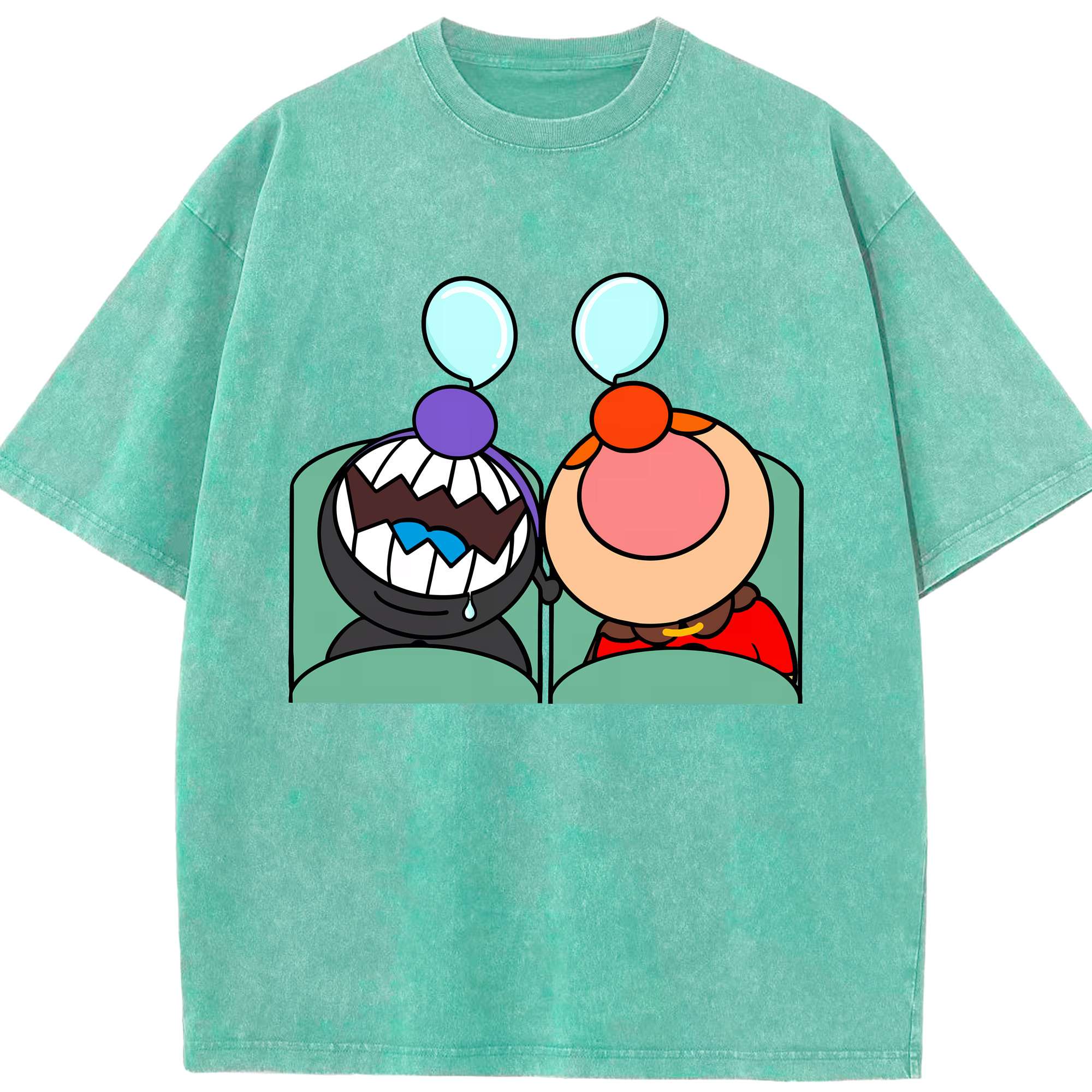 （画像用） アンパンマン Anpanman 綿100% ヴィンテージ風 半袖Tシャツ（フロントプリント）